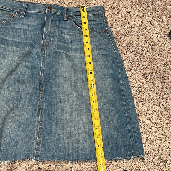 Madewell A Line denim skirt - Picture 8 of 9